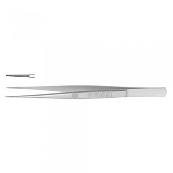 Cushing Dressing Forceps Straight Stainless Steel, 17.5 cm - 7"